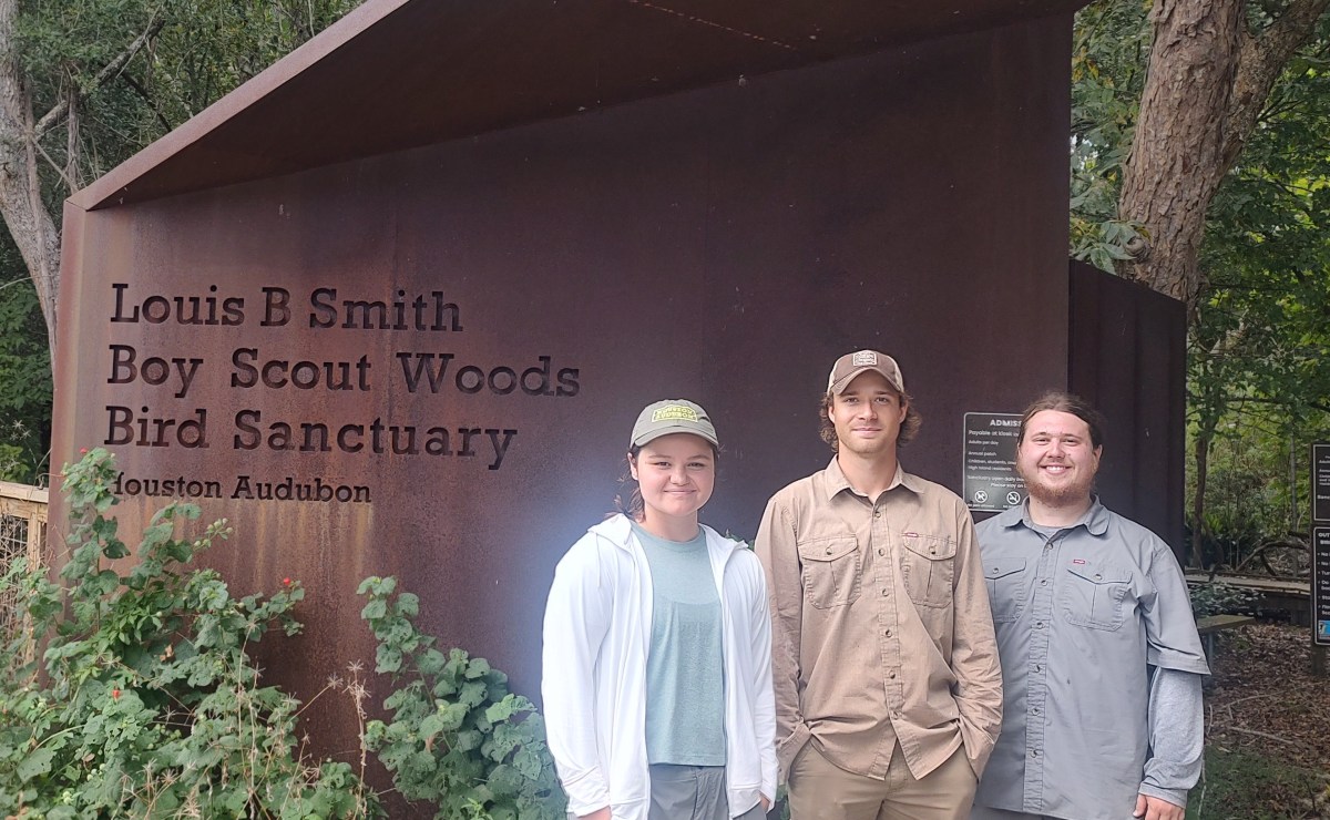 Welcome to Colleen, Robert, and Spencer, Houston Audubon’s New Coastal Conservation&nbsp;Technicians!