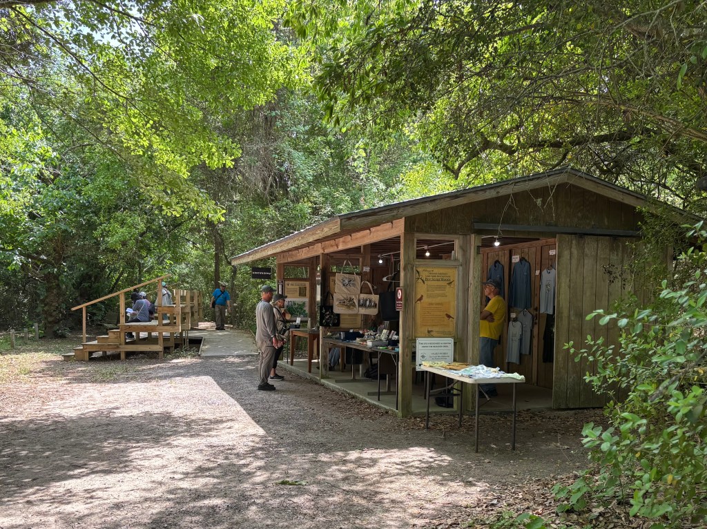 Boy Scout Woods kiosk and bleachers